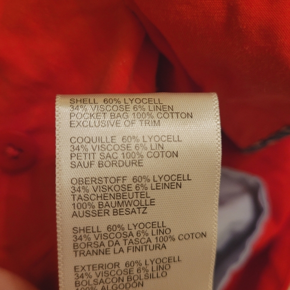 Free People Dimes Tie Trousers. High-rise Red Pants - Picture 10 of 10